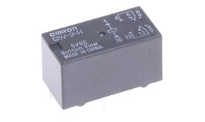 Omron G5V-2-H 5DC, PCB Mount Signal Relay, 5V dc Coil, 1A Switching Current, DPDT