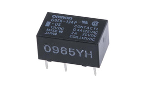 Omron G6EK-134P-US 12DC, PCB Mount Latching Signal Relay, 12V dc Coil, 3A Switching Current, SPDT