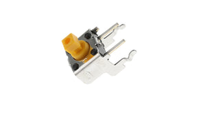 Omron B3F-3152, Yellow Plunger Tactile Switch, SPST 50 mA @ 24 V dc Through Hole