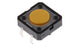 Omron B3F-4005, Yellow Plunger Tactile Switch, SPST 50 mA @ 24 V dc 0.8mm Through Hole