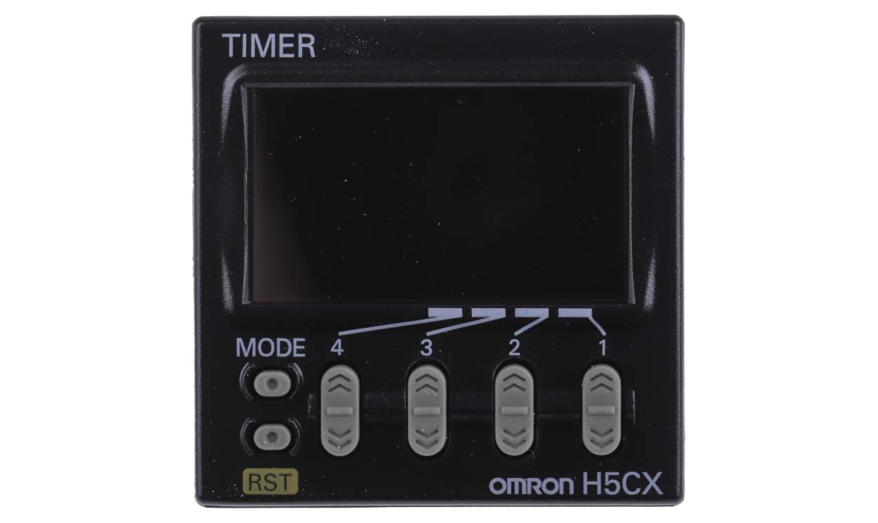 Omron H5CX-A-N, H5CX Series Panel Mount Timer Relay, 100 → 240V ac, 1-Contact, 0.001 s → 9999h - generaltechuae
