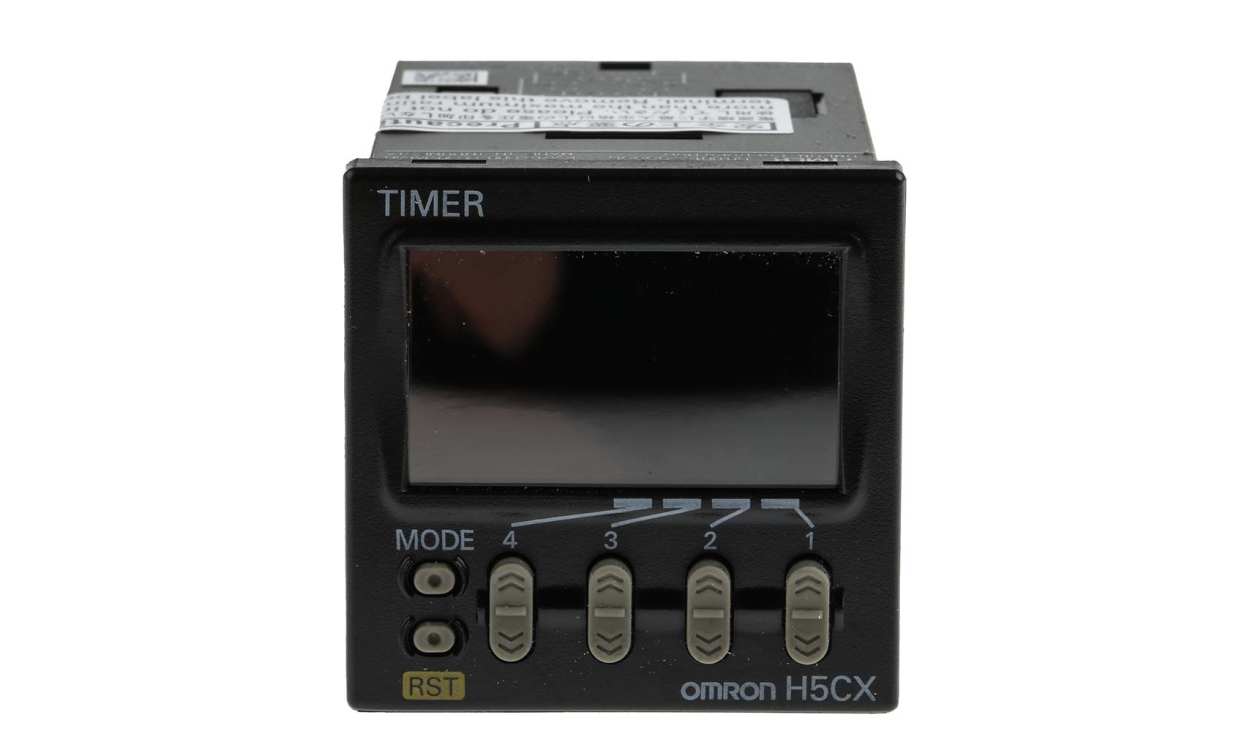 Omron H5CX-L8-N, H5CX Series Panel Mount Timer Relay, 100 → 240V ac, 1-Contact, 0.001 s → 9999h - generaltechuae