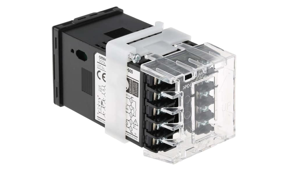 Omron E5CN-HQ2M-500 100-240 VAC, E5CN Panel Mount PID Temperature Controller, 48 x 48mm, 2 Output SSR, Solid State Relay, Logic, 100 → 240 V ac