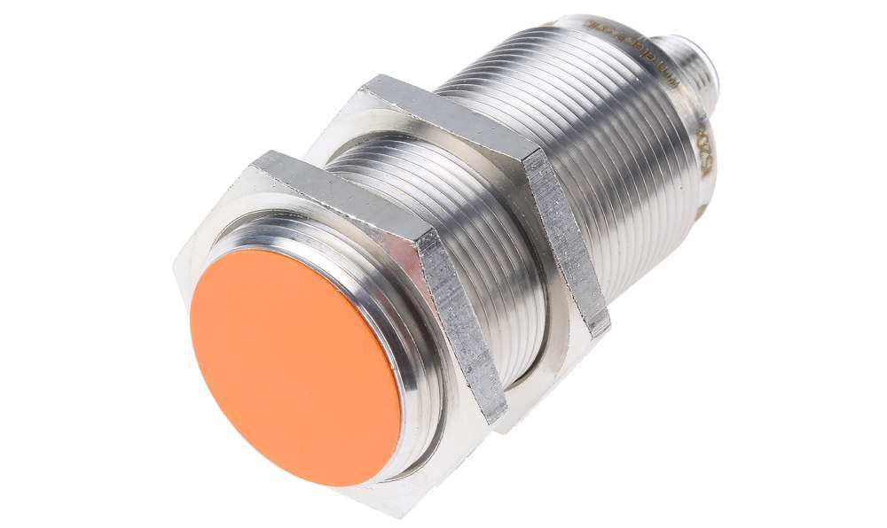 ifm IIS206, Inductive Threaded Barrel Proximity Sensor, M30, 15 mm Detection, PNP/NPN NO, 10 → 36 V dc