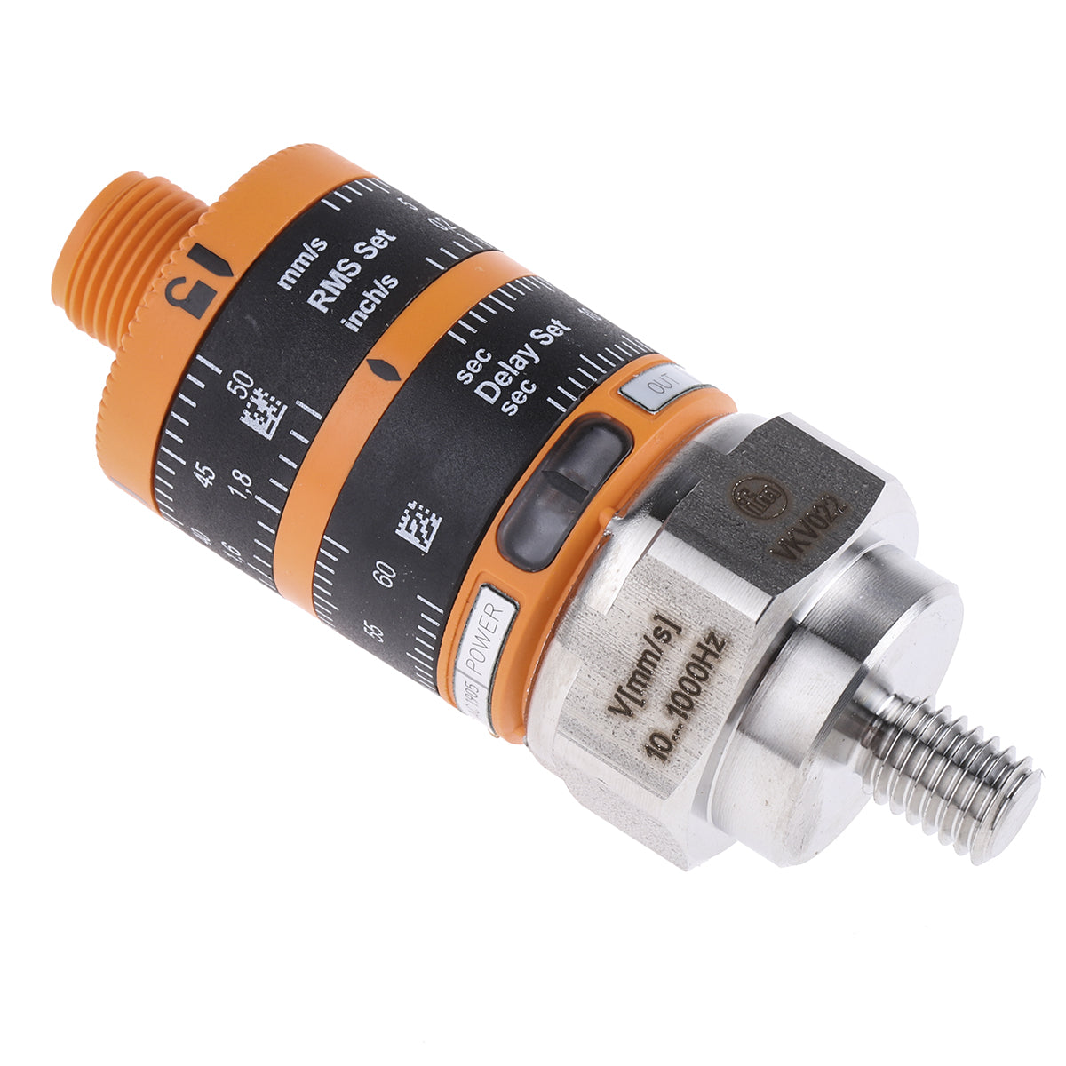 ifm VKV022, Vibration Sensor, 0 → 50mm/s Max, 500 mA Max, 32V Max, -25°C → +80°C