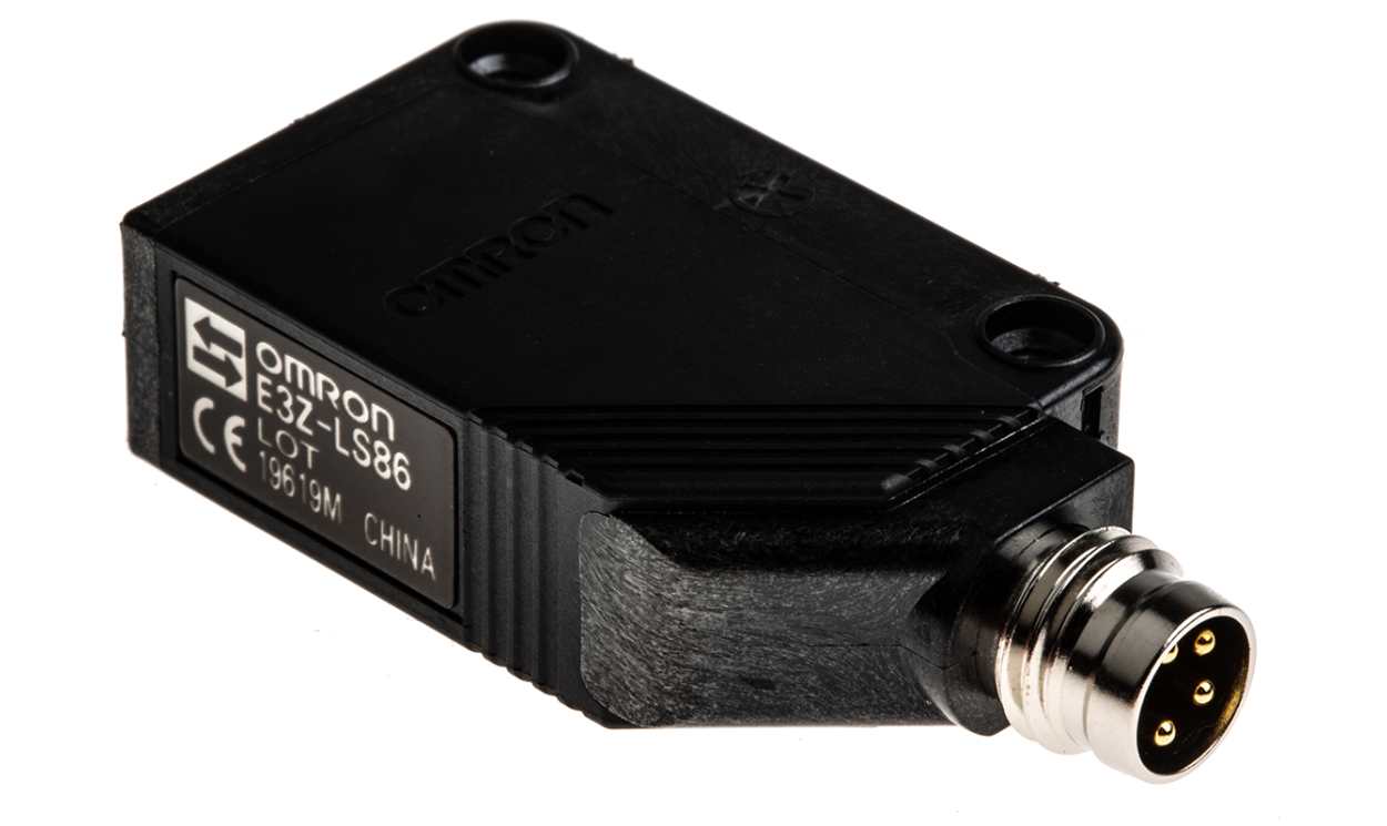 Omron E3Z-LS86, Background Suppression Distance Sensor, Block Sensor, 20 mm → 200 mm Detection Range - generaltechuae