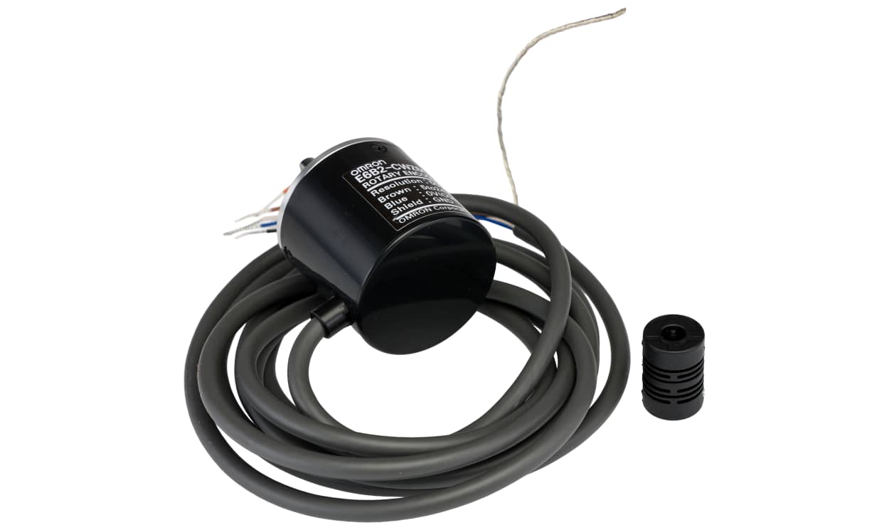 Omron E6B2-CWZ6C 500P/R 2M, E6B2 Series Incremental Incremental Encoder, 500 ppr, NPN Open Collector Signal, Solid Type, 6mm Shaft - generaltechuae