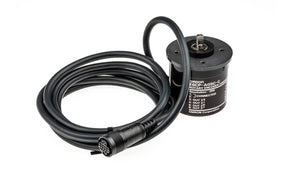 Omron E6CP-AG5C-C 256 2M, E6CP Series Absolute Encoder, 256 ppr, Open Collector Signal, Solid Type, 6mm Shaft