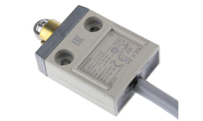 Omron D4C-1202, D4C Series Roller Plunger Limit Switch, NO/NC, IP67, SPDT, Metal Housing, 250V ac Max, ac 5A Max