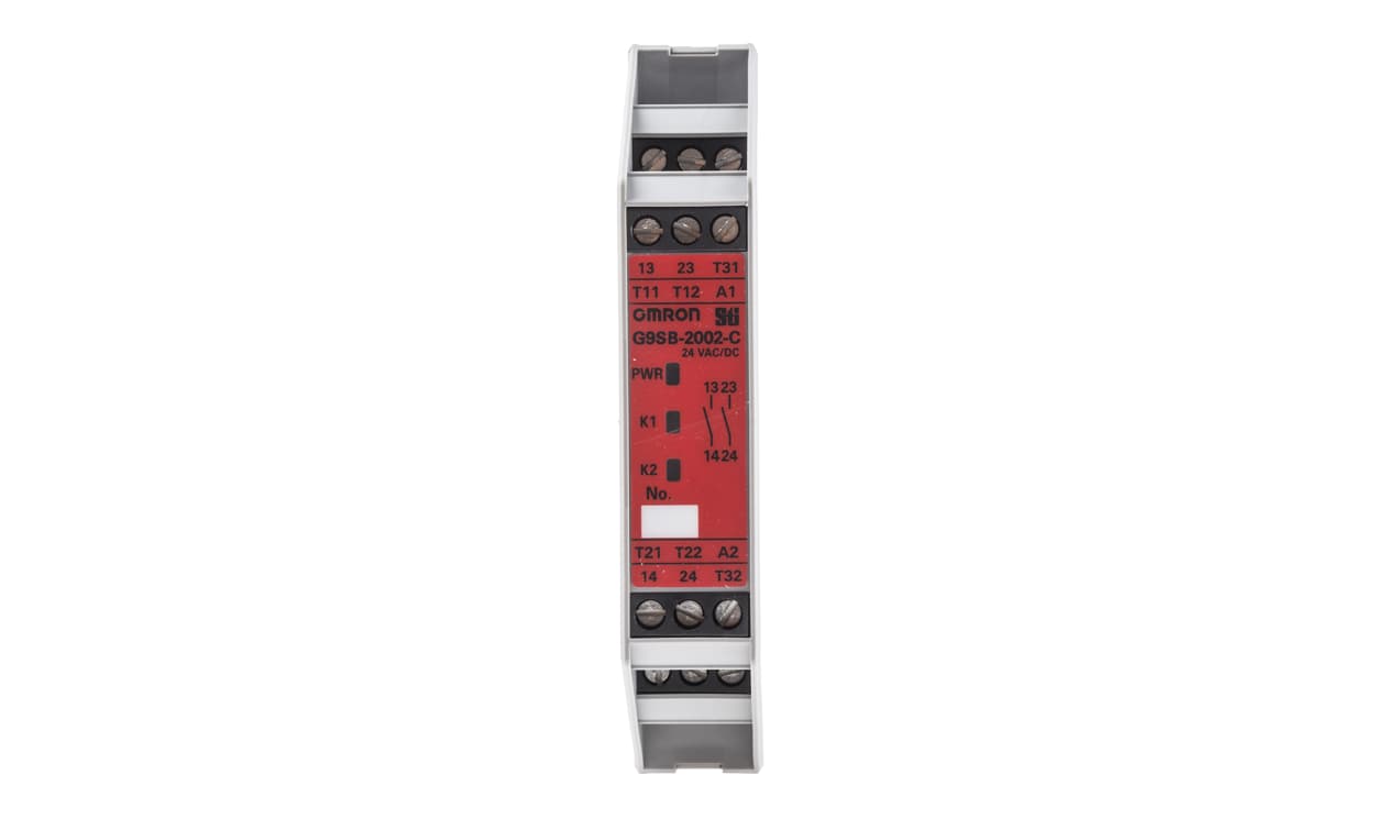 Omron G9SB-2002-C AC/DC24, G9SB Safety Relay 24V ac/dc, Dual-Channel 2 Safety Contacts - generaltechuae