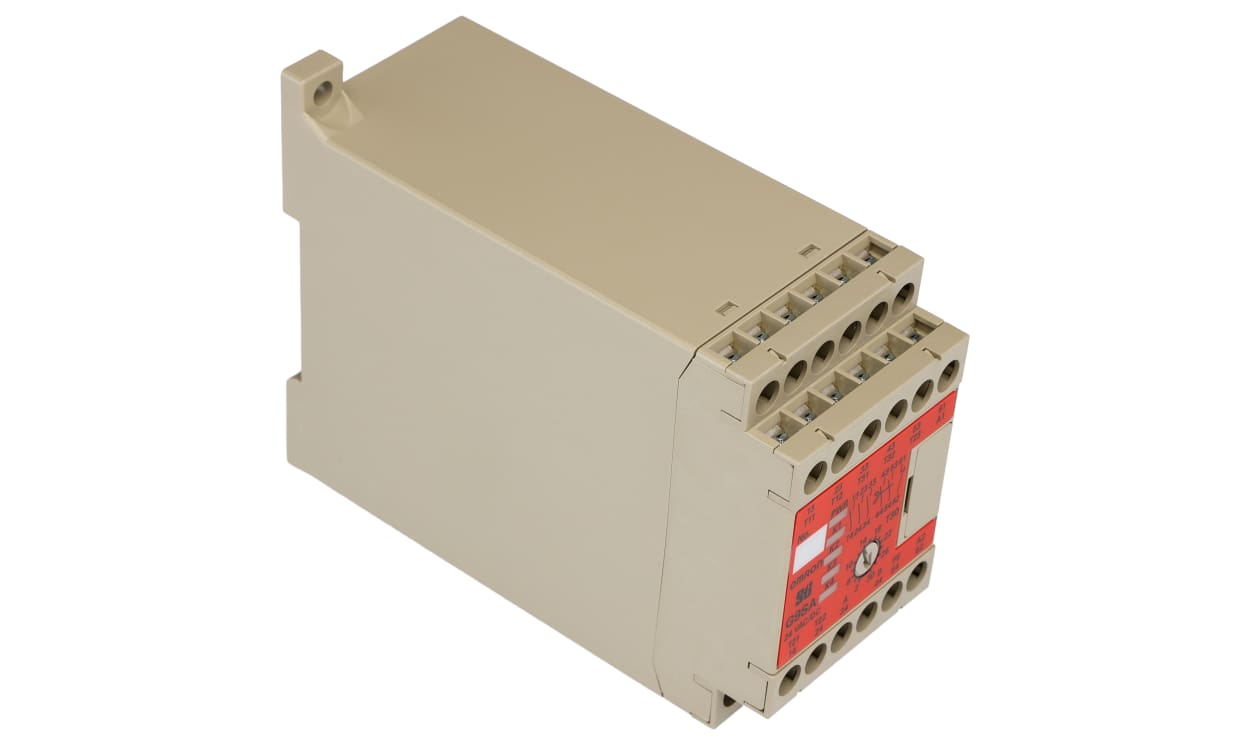 Omron G9SA-321T30 AC/DC24, G9SA 1 Auxiliary Contacts Safety Relay 24V ac/dc, Dual-Channel 3 Safety Contacts