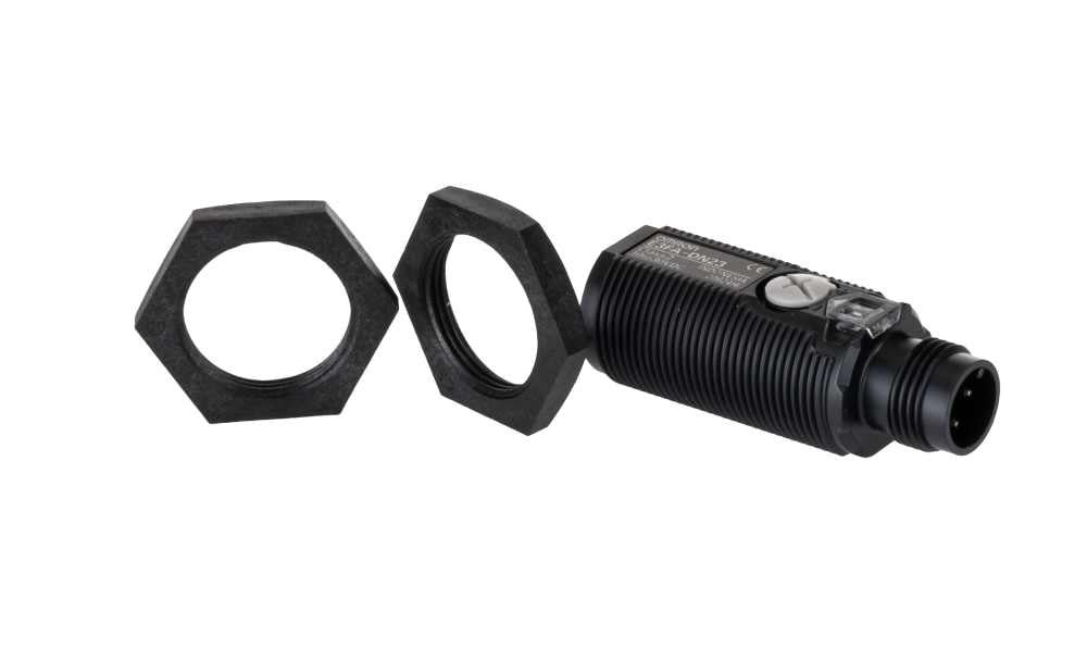 Omron E3FA-DN23, Diffuse Photoelectric Sensor, Barrel Sensor, 1 m Detection Range