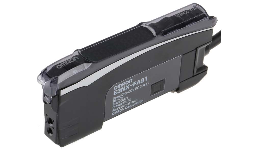 Omron E3NX-FA51 2M, Fibre Optic Sensor, PNP Output, 1.08 W, 10 → 30 V dc