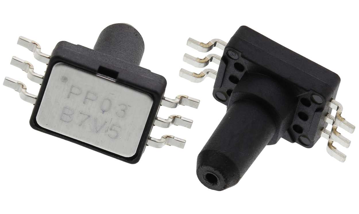 Omron 2SMPP-03, Pressure Sensor, -50kPa Min, 50kPa Max, Amplified Output, Gauge Reading