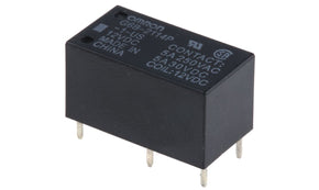 Omron G6B-2114P-1-US DC12, PCB Mount Power Relay, 12V dc Coil, 5A Switching Current, SPST-NC, SPST-NO