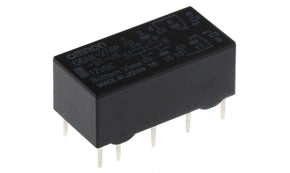 Omron G6AK-274P-ST-US 12DC, PCB Mount Latching Signal Relay, 12V dc Coil, 500mA Switching Current, DPDT