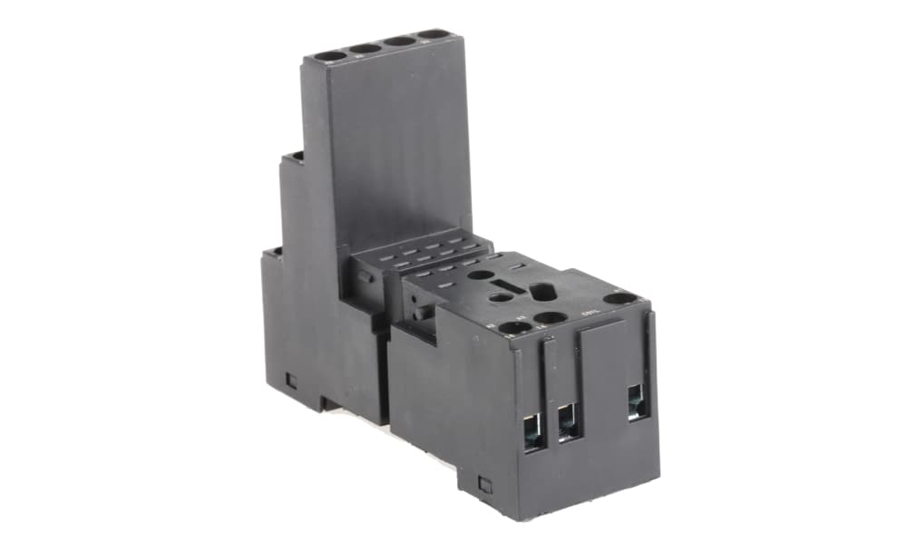 Omron PYF14-ESS-B, MY4 14 Pin 250V ac DIN Rail Relay Socket, for use with MY2, MY4