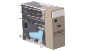 Omron G2R-2-SND 24VDC (S), Plug In Power Relay, 24V dc Coil, 5A Switching Current, DPDT