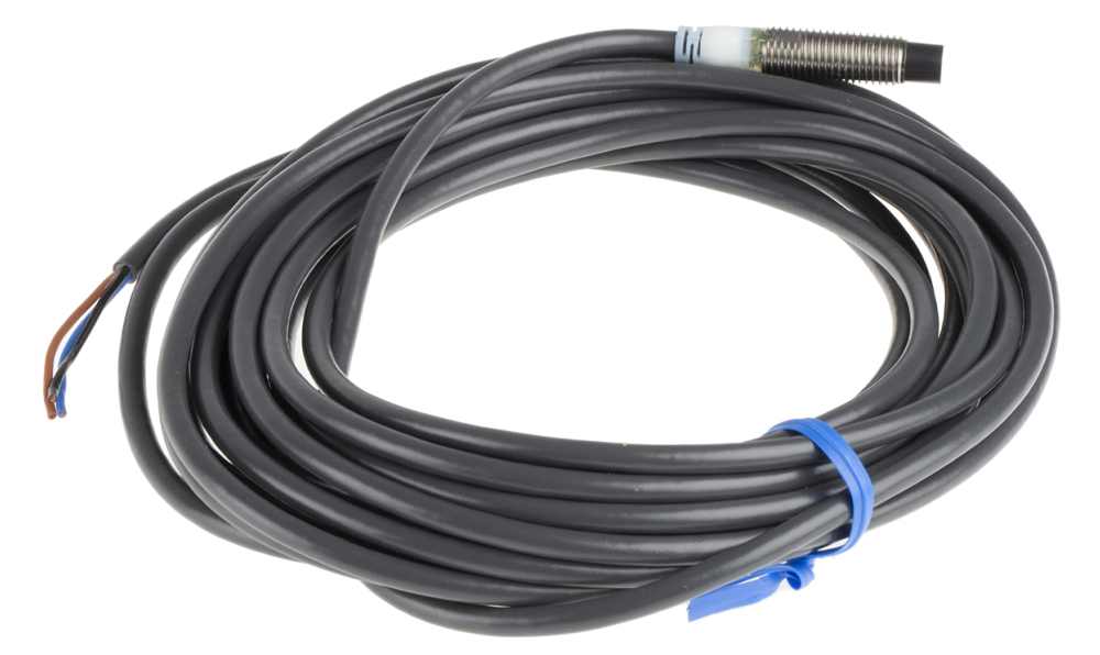 Omron E2A-S08KN04-WP-B1 5M, Inductive Threaded Barrel Proximity Sensor, M8, 4 mm Detection, PNP NO, 12 → 24 V dc