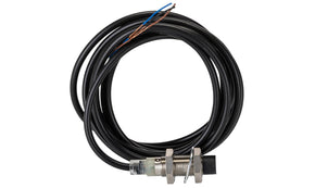 Omron E2B-M12KN08-WP-B2 2M, Inductive Threaded Barrel Proximity Sensor, M12, 8 mm Detection, PNP NC, 12 → 24 V dc