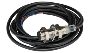 Omron E2B-M12KS04-WP-C2 2M, Inductive Threaded Barrel Proximity Sensor, M12, 4 mm Detection, NPN NC, 12 → 24 V dc