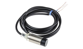 Omron E2B-M18KN16-WP-B1 2M, Inductive Threaded Barrel Proximity Sensor, M18, 16 mm Detection, PNP NO, 12 → 24 V dc