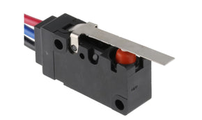 Omron D2VW-5L1-1MS, Hinge Lever Micro Switch, Wire Lead Terminal, 3 A @ 125 V ac, SP-CO, IP67