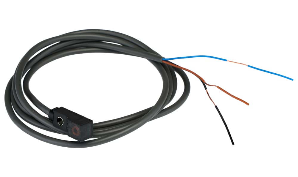 Omron E2S-W23 1M, Inductive Block Proximity Sensor, 2.5 mm Detection, NPN NO, 12 → 24 V dc