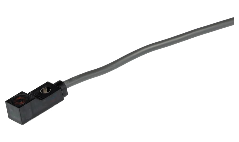Omron E2S-W23 1M, Inductive Block Proximity Sensor, 2.5 mm Detection, NPN NO, 12 → 24 V dc