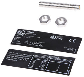 ifm IE5328, Inductive Threaded Barrel Proximity Sensor, M8, 2 mm Detection, PNP NO, 10 → 36 V dc