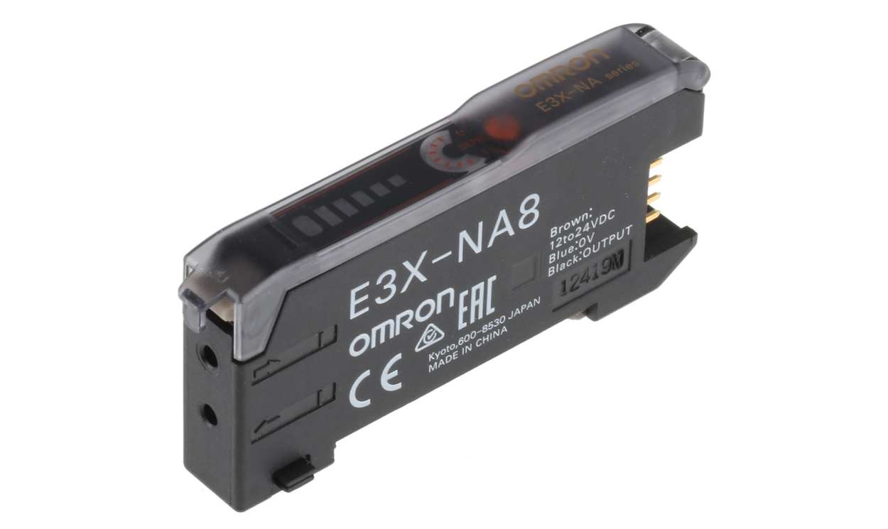 Omron E3X-NA8, Fibre Amplifier, PNP Output, 840 mW, IP50, 12 → 24 V dc - generaltechuae