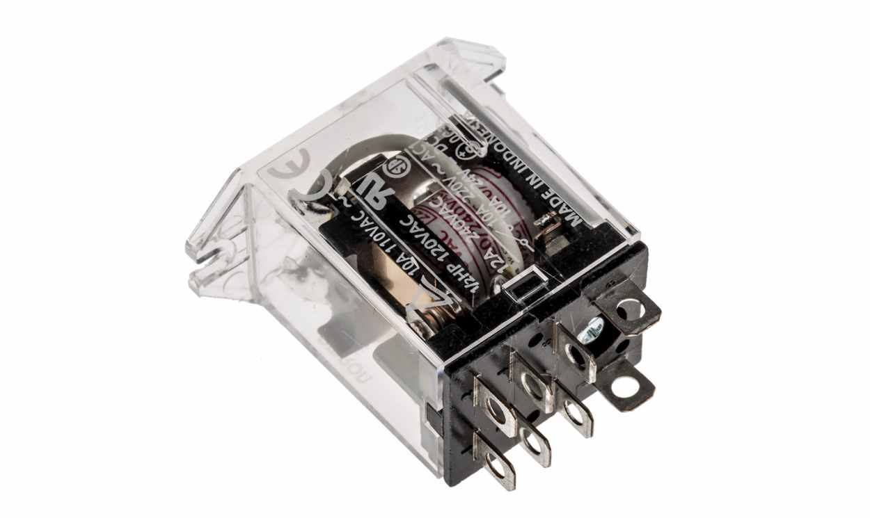 Omron LY2F 220/240VAC, Flange Mount Power Relay, DPDT