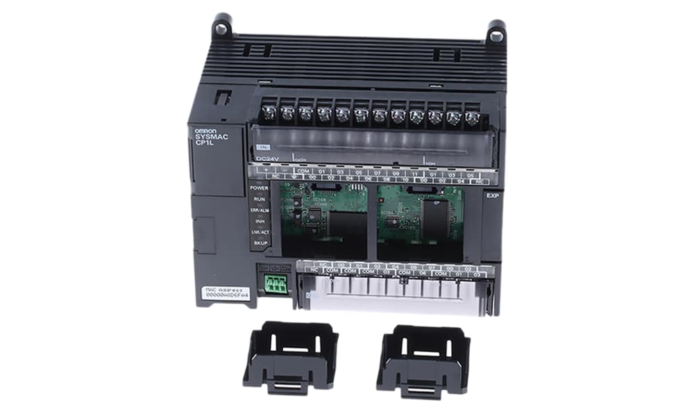 Omron CP1L-EM30DR-D, CP1L-EM Series PLC CPU for Use with CP Series, Relay Output, 18-Input, DC Input