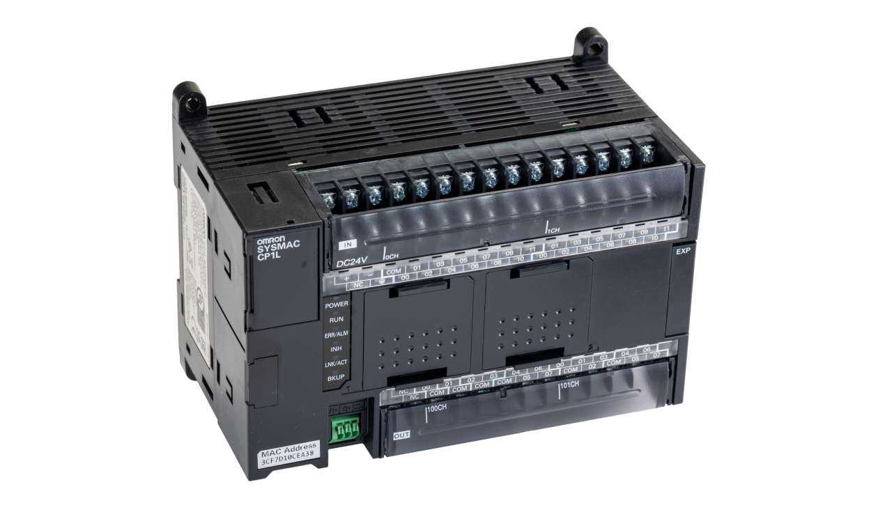 Omron CP1L-EM40DR-D, CP1L-EM Series PLC CPU for Use with CP Series, Relay Output, 24-Input, DC Input - generaltechuae