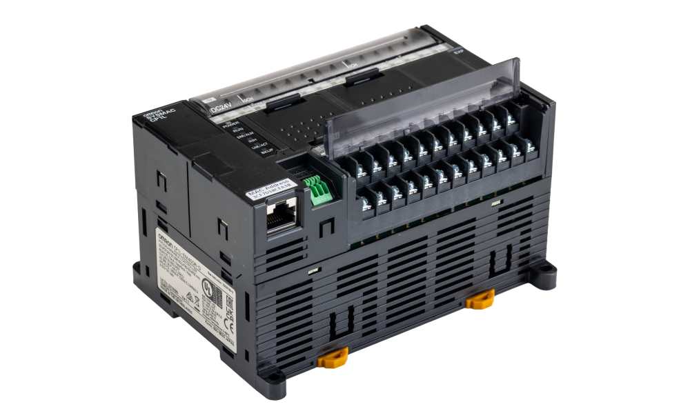 Omron CP1L-EM40DR-D, CP1L-EM Series PLC CPU for Use with CP Series, Relay Output, 24-Input, DC Input