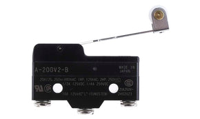 Omron A-20GV2-B, A Series Hinge Roller Lever Limit Switch, NO/NC, IP00, SPDT, 500V ac Max, 20A Max