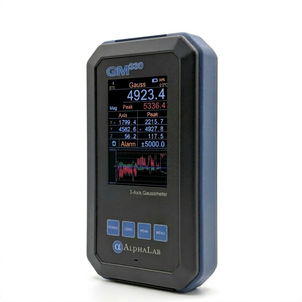 AlphaLab GM330FP | Gaussmeter Model GM330 with Flex Probe | AC/DC to 30 kG - generaltechuae (6)