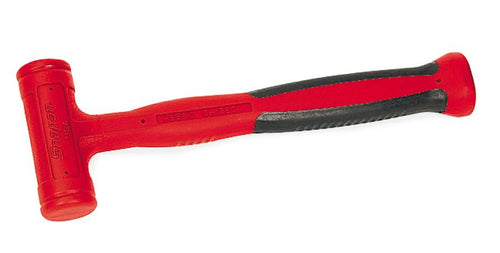 Snap-on HBSE10 | 10 oz Slimline Soft Grip Dead Blow Hammer, Red | 10 oz, 1-1/4 in Face, 10-5/8 in Long