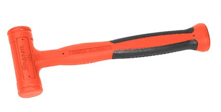 Snap-on HBSE10O | 10 oz Slimline Soft Grip Dead Blow Hammer, Orange | 10 oz, 1-1/4 in Face, 10-5/8 in Long