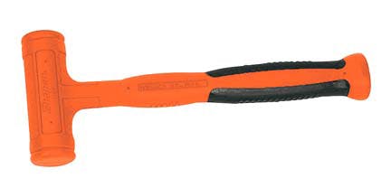 Snap-on HBSE20O | 20 oz Slimline Soft Grip Dead Blow Hammer, Orange | 20 oz, 1-3/8 in Face, 11-1/8 in Long