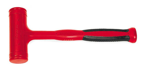 Snap-on HBSE30 | 30 oz Slimline Soft Grip Dead Blow Hammer, Red | 30 oz, 1-1/2 in Face, 12-3/8 in Long