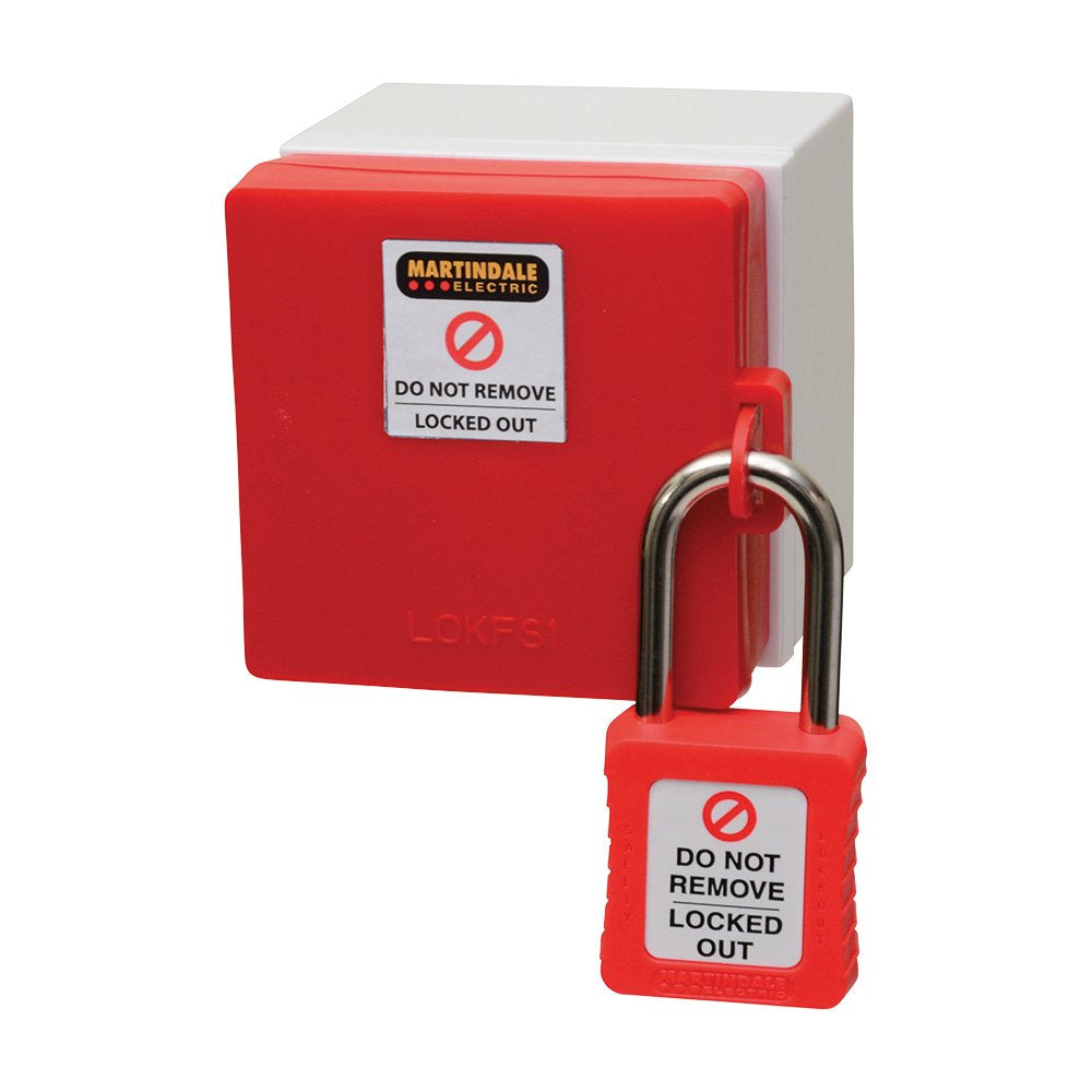 Martindale MARLOKFS1 | LOKFS1 Universal Fused Spur Lockout | BS 1363-4 single gang - generaltechuae (2)