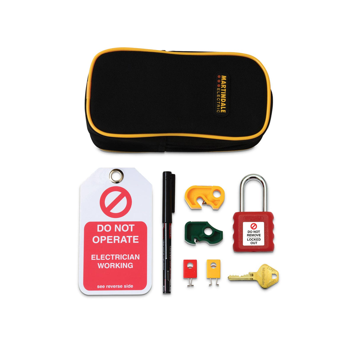 Martindale MARLOKKIT2PLUS | LOKKIT2PLUS Lockout Kit | 4 MCB Locks - generaltechuae