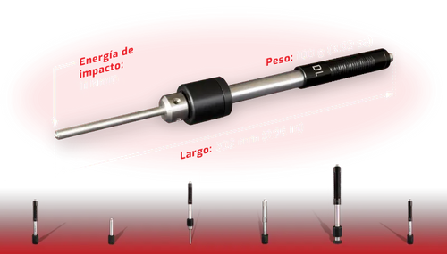 DMQ QHS302 | Type DL Leeb Impact Device | 11 Nmm impact energy, 202 mm - generaltechuae