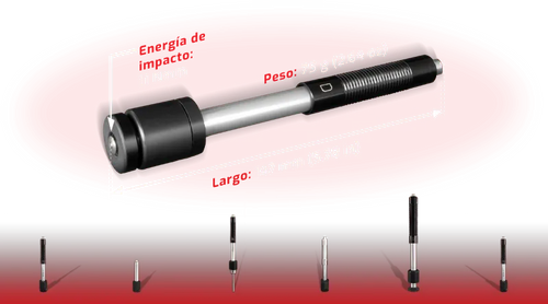DMQ QHS111 | Type D Leeb Impact Device | 11 Nmm impact energy, 147 mm - generaltechuae
