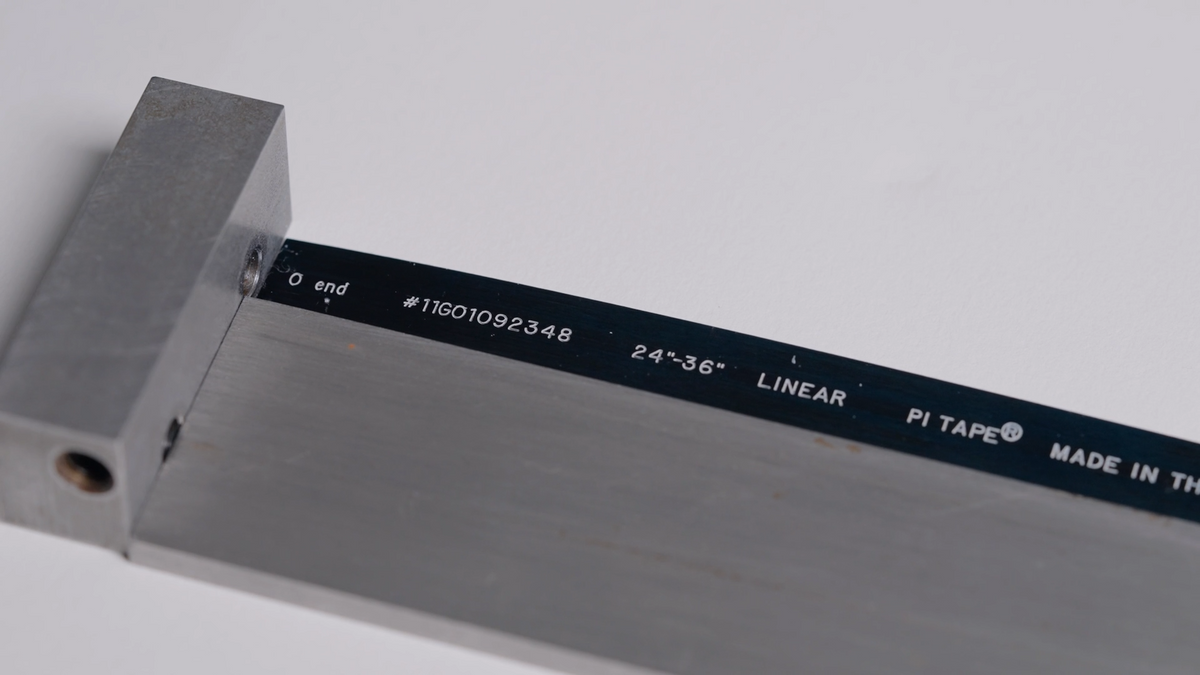 Pi Tape LIMM | Precision Linear Rule with Vernier Scale | 0–1000 mm, Blue Easy to Read - generaltechuae
