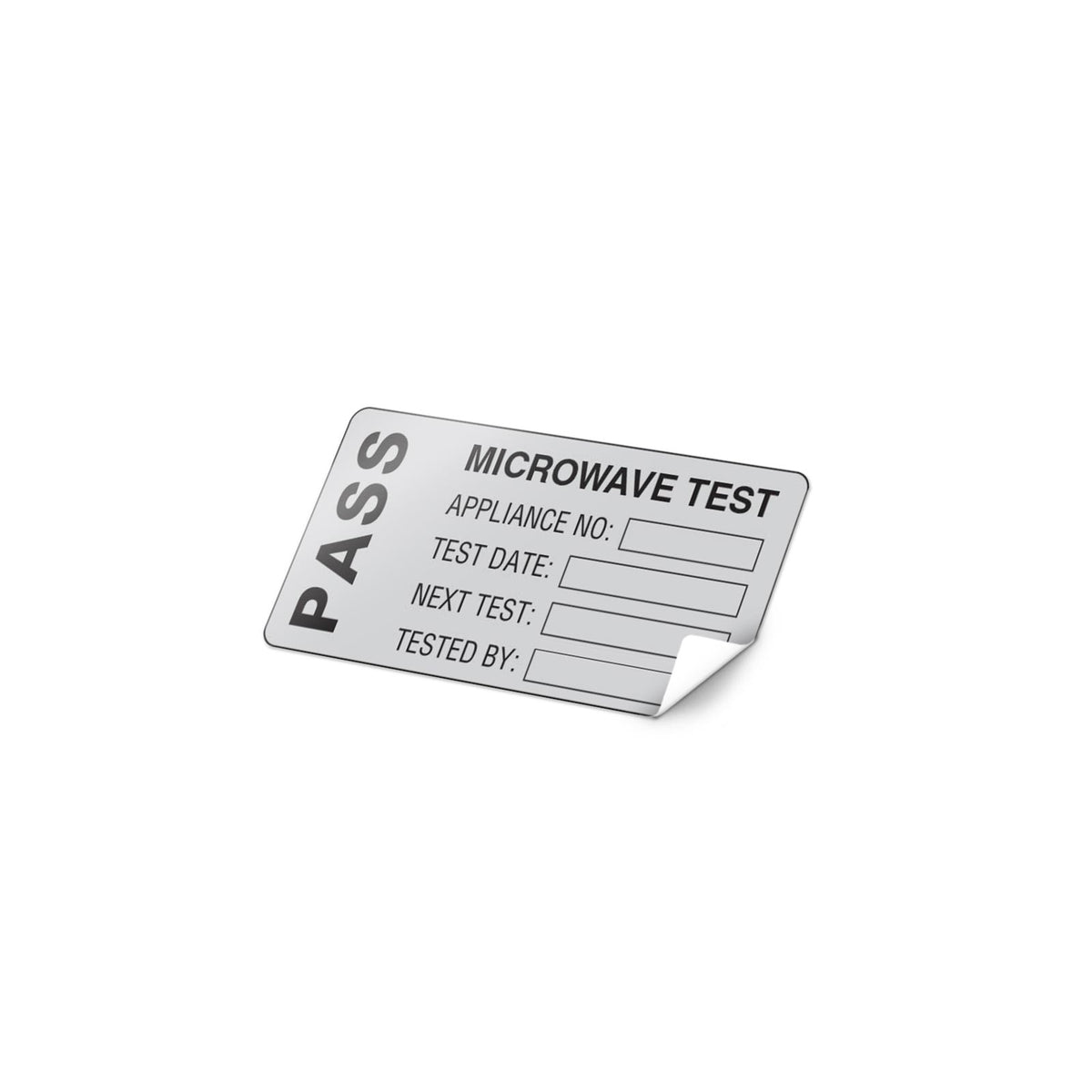 Martindale MARMICRO | MICRO Microwave Test Pass Label | 50 x 52 mm, roll of 500 - generaltechuae