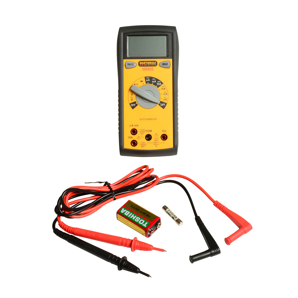 Martindale MARMM65 | MM65 Auto-Ranging Digital Multimeter | 600V, 10A, Bar Graph - generaltechuae (3)