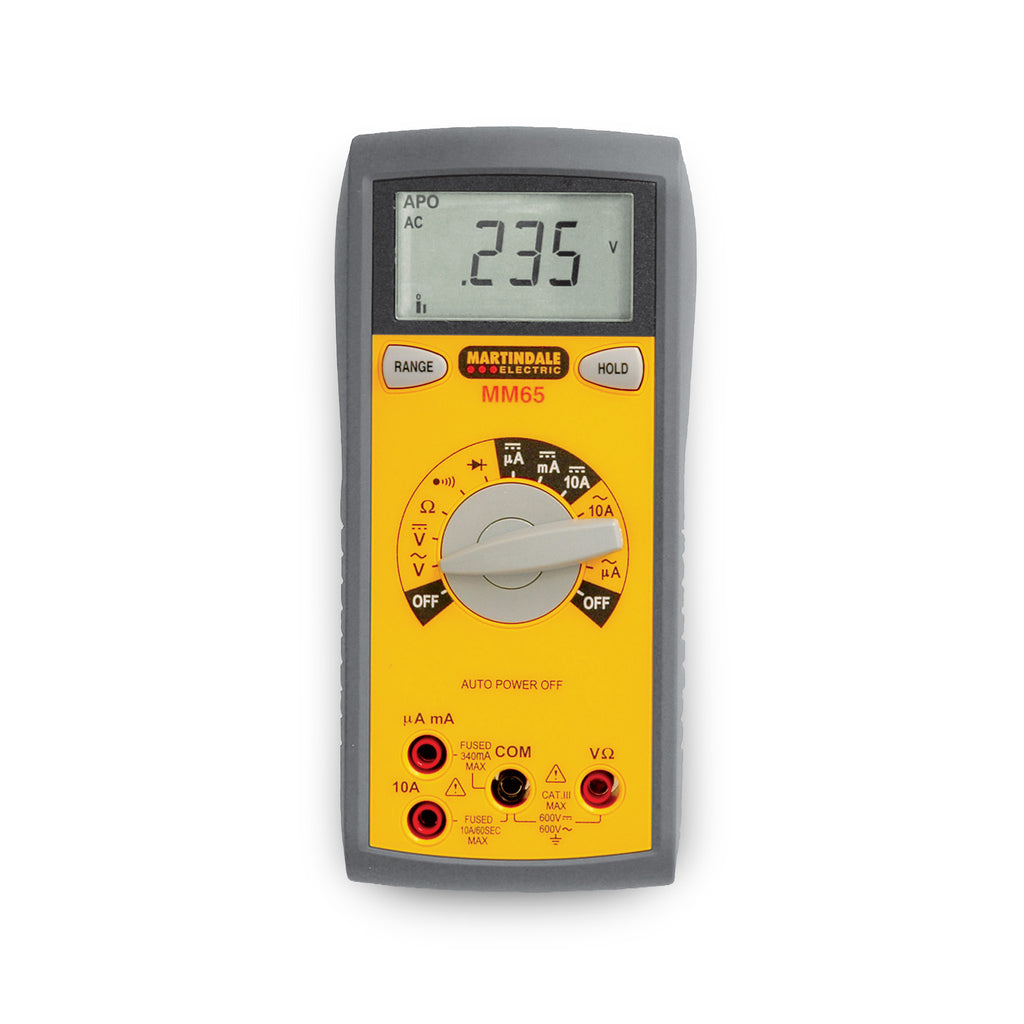 Martindale MARMM65 | MM65 Auto-Ranging Digital Multimeter | 600V, 10A, Bar Graph - generaltechuae