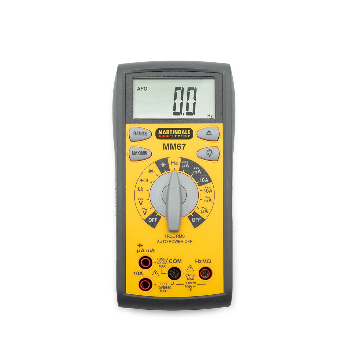 Martindale MARMM67 | MM67 True RMS Digital Multimeter | 600V, 10A, CAT III 600V - generaltechuae